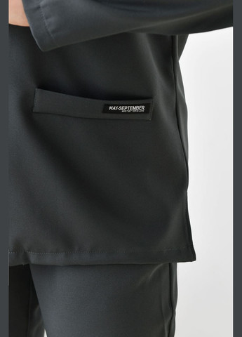 Женский костюм брюки и пиджак цвет графит р.56/58 452850 New Trend (285711410)