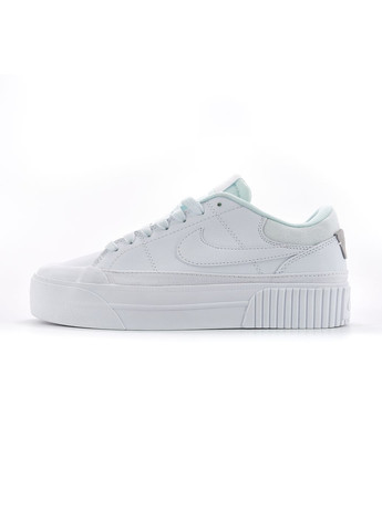 КРОСІВКИ ЖІНОЧІ NIKE COURT LEGACY WHITE НАЙК КОУРТ ЛЕГАСІ No Brand білі демісезони (367176507)