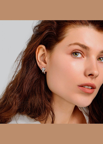 Серьги Причудливые мотивы Minimal (338798297)