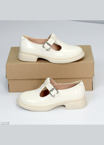 No Brand Туфли айвори з натуральная кожа, — (322565876)