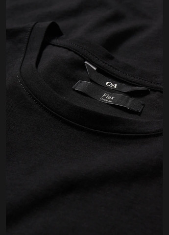 Черная футболка из хлопка C&A