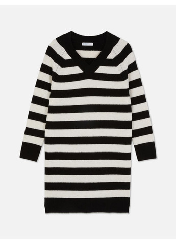 Черное платье демисезон,чорный-белый, Primark