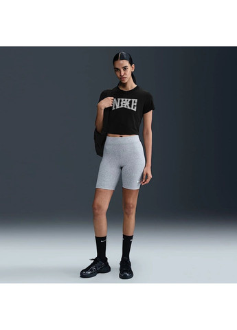Футболка жіноча Sportswear Slim Cropped T-Shirt Black Nike - (365962252)