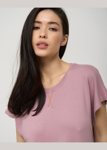Рожева всесезон комплект жіночий штани+футболка Nicoletta