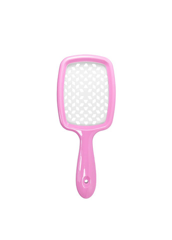 Щітка для волосся масажна продувна, рожева з білим No Brand (363267774)
