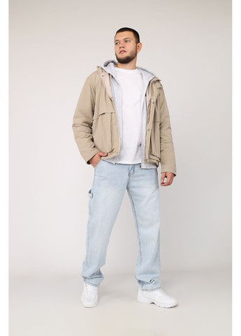 Бежева демісезонна куртка чоловіча колір бежевий cb-00280110 Yuki