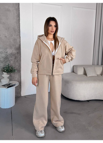 Трендовий теплий костюм на флісі No Brand (366391837)