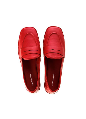 Жіночі лофери жіночі Cesano Boscone | червоні натуральна шкіра (323464345)