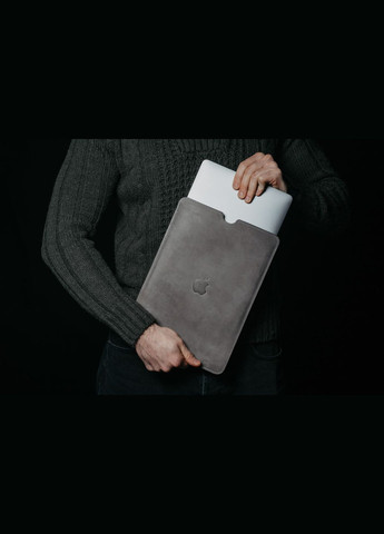 Шкіряний чохол для MacBook FlatCase Сірий 13.3 Skin and Skin (290850364)