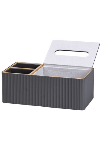 Салфетница-органайзер из эко-кожи 3 отделения для стола хранение салфеток и специй ProDobro (364190144)