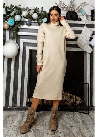 Молочна кежуал сукня Ри Мари однотонна