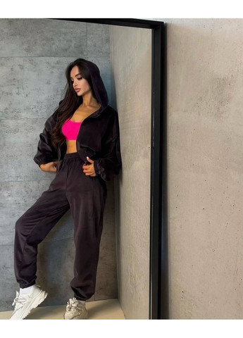 Женский костюм из мягкой велюровой ткани No Brand (364961266)