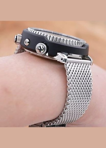 Браслет для часов Mesh Watch Band с винтажной застёжкой Interlock Clasp 22 мм Taikonaut (292132734)