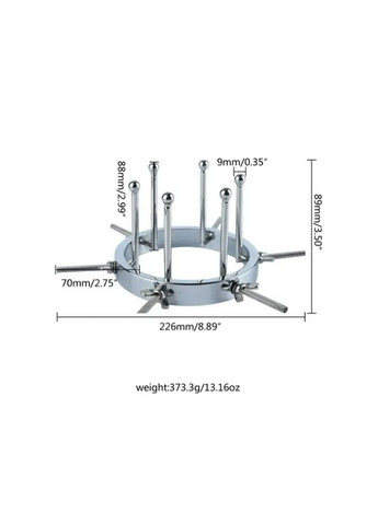 Анальний розширювач для ануса металевий Анально-вагінальний розширювач БДСМ іграшка + Лубрикант Duai 60 No Brand (338620496)