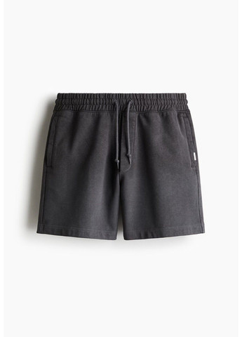 Чоловічі трикотажні шорти Relaxed Fit (58345) S Темно-сірі H&M (330262367)