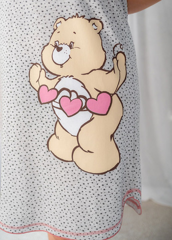 Серая рубашка с рисунком Трикомир