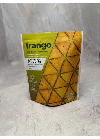 Хумус-снек з оливками без цукру Frango, 40 г No Brand (363559213)