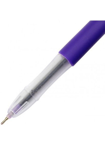Ручка кулькова 7890PR Face pen 0,7мм фіолетова Radius (292707350)