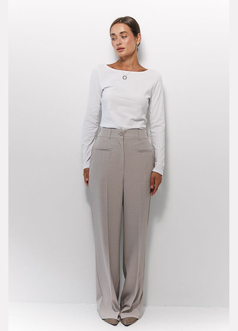 Жіночий лонгслів з широкою горловиною Arjen (300513946)