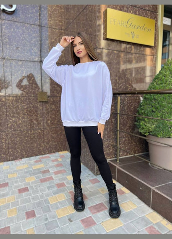 Білий стильний світшот✨✨✨ Vakko (321961062)