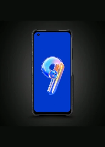 Шкіряна накладка WoodBacker для ASUS Zenfone 9 Чорна (73240) Stenk (277372797)