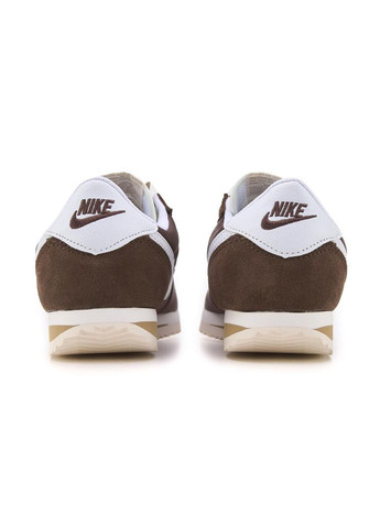 Комбіновані Осінні кросівки чоловічі nike cortez brown найк кортез No Brand