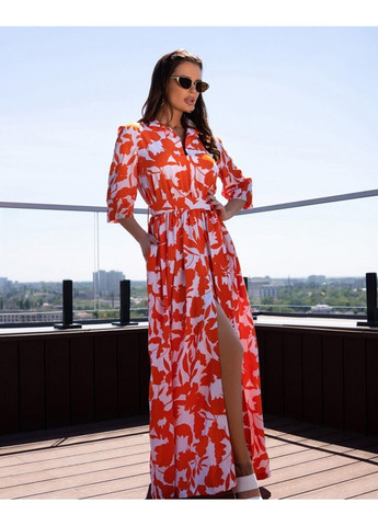 Помаранчева повсякденний сукні 14714 оранжевий ISSA PLUS