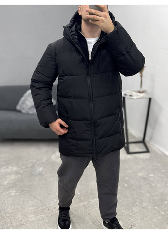 Чорний зимній Пуховик Україна