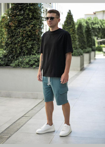 Летние шорты удобные для парней на резинке хлопковые, пляжные стильные Турция свободные классические Intruder (359381171)