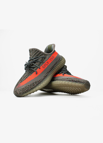 Темно-серые демисезонные кроссовки мужские и женские adidas yeezy boost 350 v2 beluga | адидас йези буст 350 темно-серые No Brand