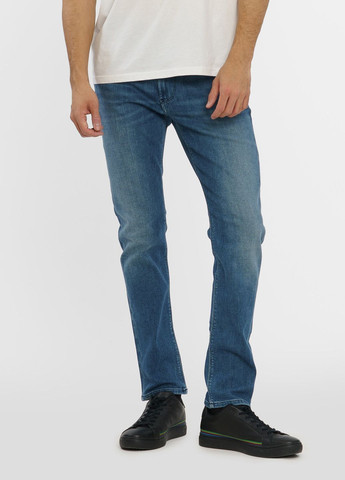 Голубые летние джинсы Emporio Armani