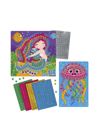 Набор для творчества с блестящей мозаикой «Русалочка и Медуза» цвет разноцветный ЦБ-00275760 Vladi toys (325747465)