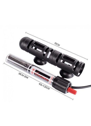 Обігрівач для акваріума XL025A з терморегулятором 25 Вт 19 см Xilong (285792317)