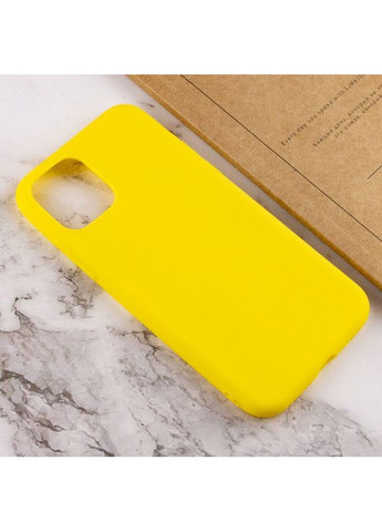 Силіконовий чохол Candy для Apple iPhone 11 Pro Max (6.5") Жовтий Epik (372499926)