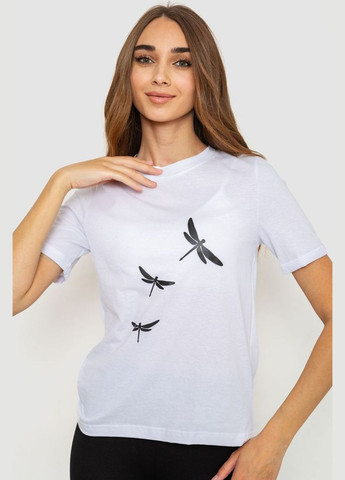 Жіноча футболка з принтом Ager 241R120 - (293849687)