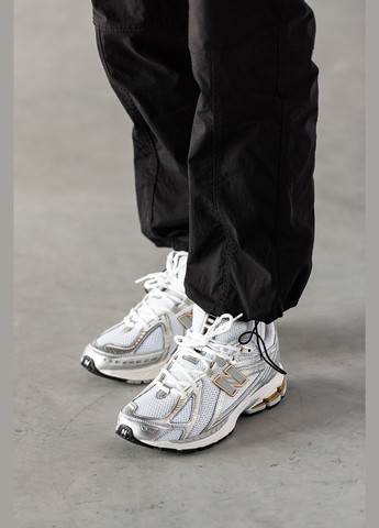 Белые демисезонные кроссовки мужские и женские new balance 1906r white rain cloud silver metallic | нью баланс 1906 белые No Brand