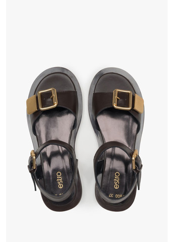 сандалии, цвет коричневый Estro