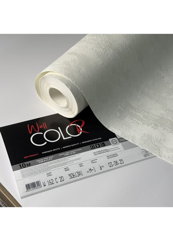 Обои метровые 162-20 светло-бежевые виниловые на флизелиновой основе 1,06×10,05 Wall Color (372843458)