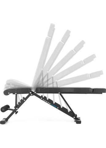 Складная регулируемая скамья для тренировок XL500 с эспандерами Gymtek (367959913)