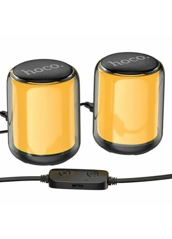 Портативная Bluetooth колонка с RGB подсветкой BS56 Colorful BT Wired 2-in-1 Computer Speaker Hoco (380172712)