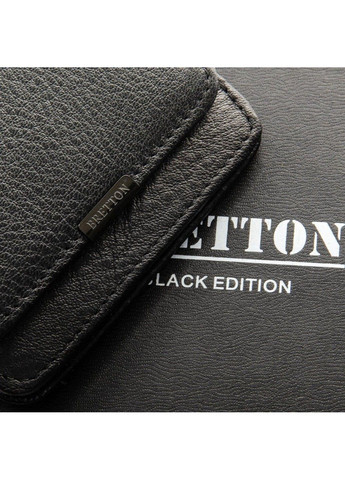 Шкіряний чоловічий гаманець 168-58 black Bretton (363831343)