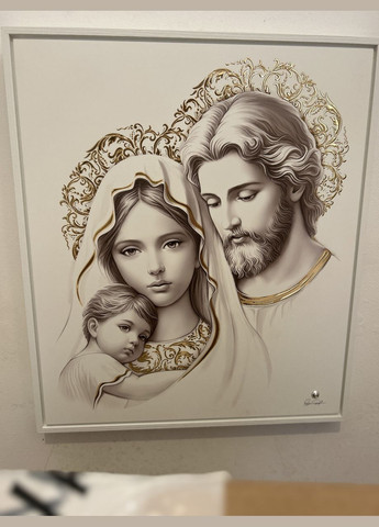 Ікона картина Свята Родина (39 x 45 см) Q520 1ORO Valenti (337363434)