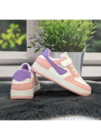 Розово-лиловые демисезонные кроссовки детские для девочки XIFA