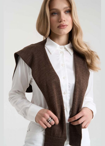 Накидка з ніжної пряжі з включенням віскози (2837) Triko Bakh (334710285)