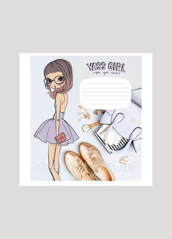 Зошит 24 арк. лінія " " / Stylish girls Школярик (342416598)