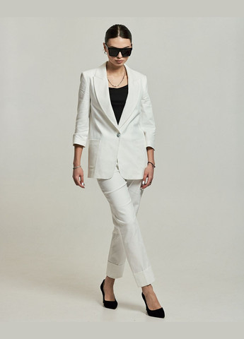 Костюм жіночий білий (піджак, штани) Espiga (290981501)