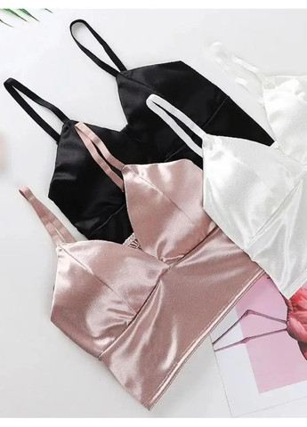 Женский топ Silk вечерняя атласная модель с открытым декольте бретели регулируются, Сексуальный топ No Brand топ Silk рожевий (354331208)