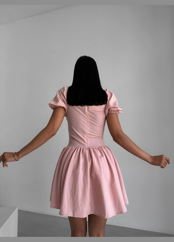 Вечерний женский комбинезон Adelante однотонный светло-розовый вечерний