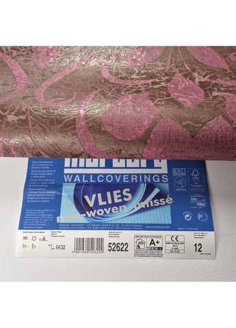 Виниловые обои 10 × 0.53 м 52622, для гостиной, спальни, кухни, коридора MARBURG (368895620)