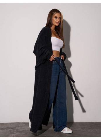 Черный демисезонный кардиган ISSA PLUS